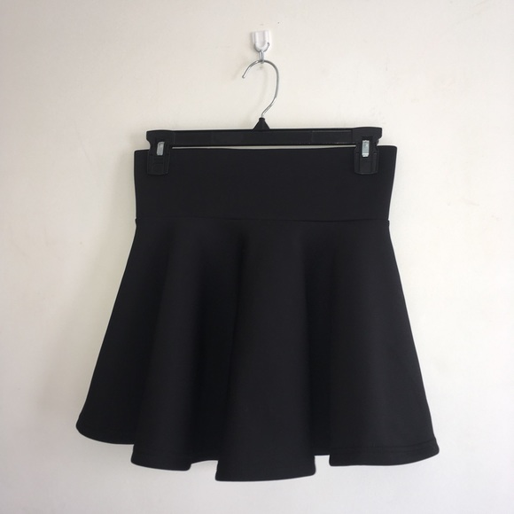 Dresses & Skirts - Black Scuba Circle Skirt